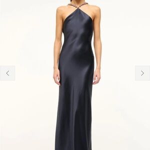 STAUD CADENCE DRESS NAVY